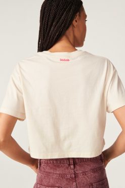 Ba&Sh Dyn.Tee-Shirt Blanc Ecru Online