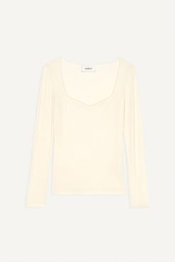 Ba&Sh Barth.T-Shirt Blanc Ecru Clearance