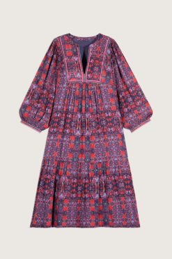 Ba&Sh Joupy.Robe Bleu Wholesale