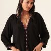 Ba&Sh Theo.Chemise Noir Wholesale