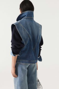 Ba&Sh Max.Veste Bleu Clearance