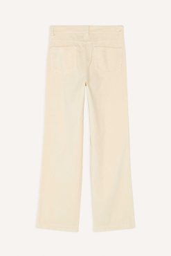 Ba&Sh Fare.Pantalon Blanc Ecru Hot