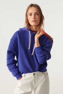 Ba&Sh Robby.Sweatshirt Bleu Clearance