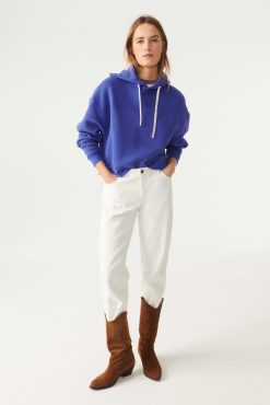 Ba&Sh Robby.Sweatshirt Bleu Clearance