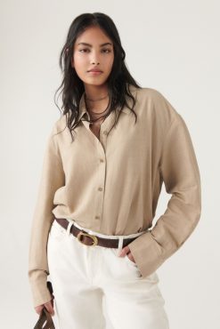 Ba&Sh Benco.Chemise Beige New