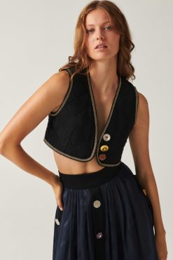 Ba&Sh Colette.Bolero Noir Online