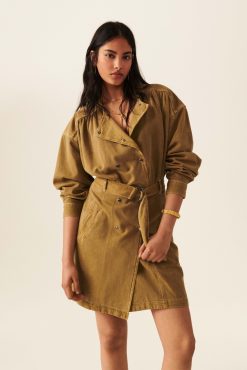 Ba&Sh Driss.Robe Olive New