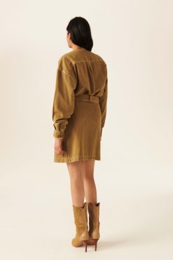 Ba&Sh Driss.Robe Olive New