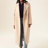 Ba&Sh Kat.Manteau Blanc Ecru Online