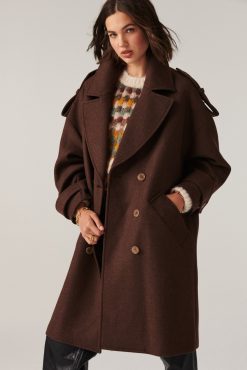 Ba&Sh Tonio.Manteau Marron Online