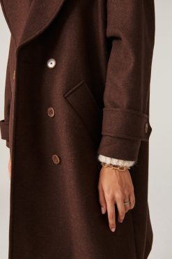 Ba&Sh Tonio.Manteau Marron Online