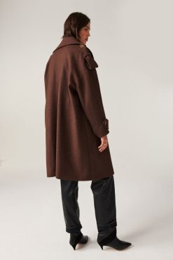 Ba&Sh Tonio.Manteau Marron Online