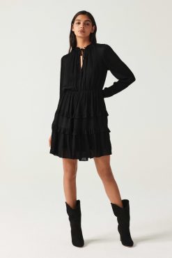 Ba&Sh Clen.Robe Noir Clearance