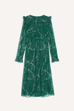 Ba&Sh Gabriela.Robe Vert Clearance