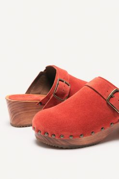 Ba&Sh Clog.Sabots Jaune-Orange Clearance