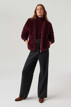 Ba&Sh Gaby.Blouson Rouge New