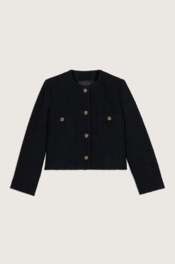 Ba&Sh Merana.Veste Noir Clearance