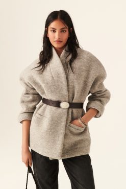 Ba&Sh Carole.Manteau Gris Online