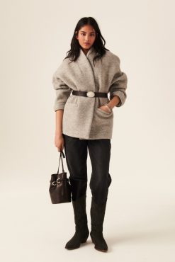 Ba&Sh Carole.Manteau Gris Online