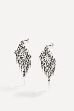 Ba&Sh Maxi-Punk.Boucles D'Oreille Pendantes Gris Best