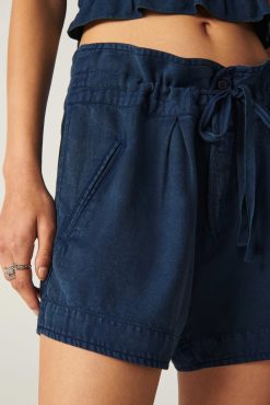 Ba&Sh Yarel.Short Bleu Nuit Online