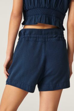 Ba&Sh Yarel.Short Bleu Nuit Online