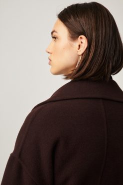 Ba&Sh George.Manteau Chocolat Clearance