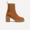 Ba&Sh Clare.Bottines Cuir Marron New