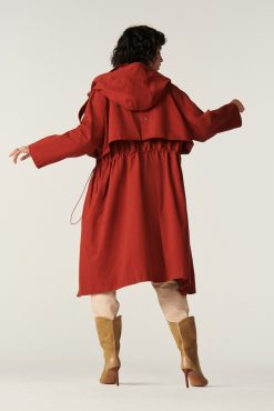 Ba&Sh Ted.Trenchcoat Marron Hot