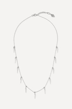 Ba&Sh Naman.Collier Ras Le Cou Gris Clearance