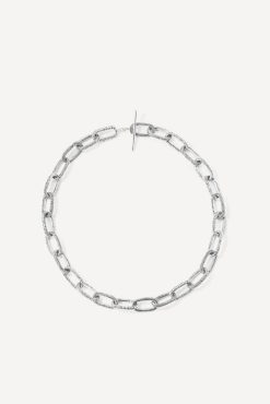 Ba&Sh Nokomi.Collier Grosse Maille Gris Online