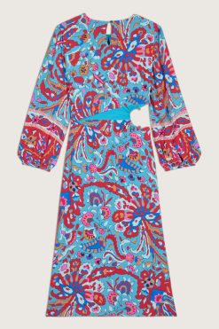 Ba&Sh Monica.Robe Bleu Online