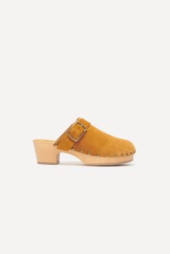 Ba&Sh Clog.Sabot En Bois Marron Wholesale