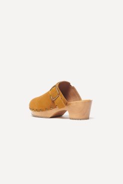 Ba&Sh Clog.Sabot En Bois Marron Wholesale