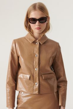 Ba&Sh Moma.Veste Marron Wholesale