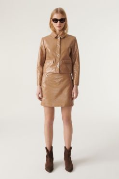 Ba&Sh Moma.Veste Marron Wholesale