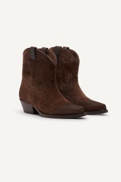 Ba&Sh Curt.Bottines Marron Best