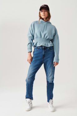 Ba&Sh Darus.Sweatshirt Bleu Hot