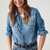 Ba&Sh Bridget.Chemise En Jean Hot