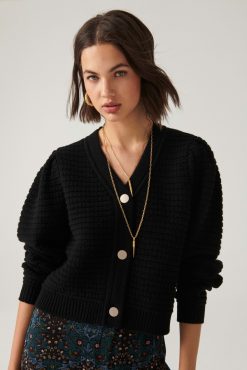 Ba&Sh Aude.Cardigan Noir Best