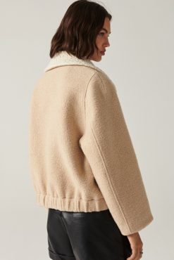 Ba&Sh Anto.Manteau Beige Hot