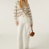 Ba&Sh Deugene.Pantalon Blanc Ecru Online