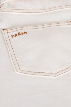 Ba&Sh Deugene.Pantalon Blanc Ecru Online