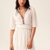 Ba&Sh Teresa.Robe Blanc Ecru Online