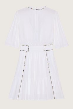 Ba&Sh Teresa.Robe Blanc Ecru Online