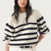 Ba&Sh Palo.Pull Blanc Ecru Wholesale