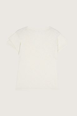 Ba&Sh Viny.T-Shirt Blanc Ecru Clearance