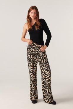 Ba&Sh Gatien.Pantalon Noir Wholesale